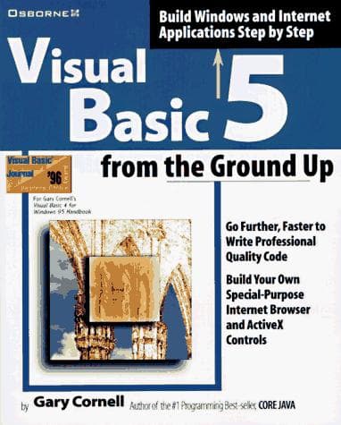 Tapa de Visual Basic 5 from the ground up