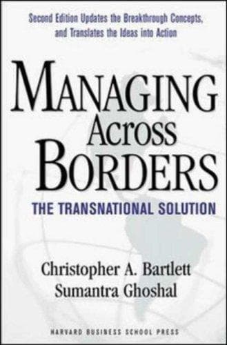 Tapa de Managing across borders