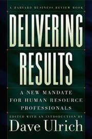 Tapa de Delivering results
