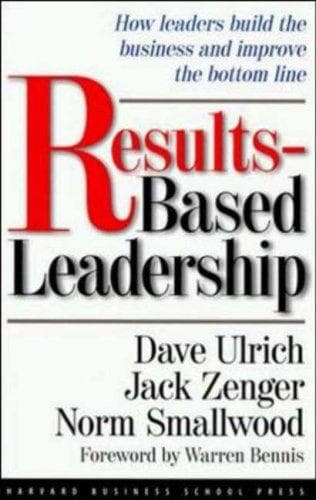 Tapa de Results-based leadership