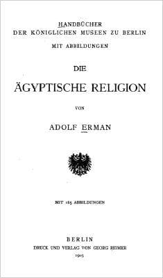 Tapa de Die ägyptische Religion