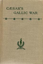 Tapa de First eight books of Caesar's Commentaries on the Gallic war