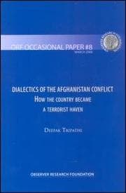 Tapa de DIALECTICS OF THE AFGHANISTAN CONFLICT