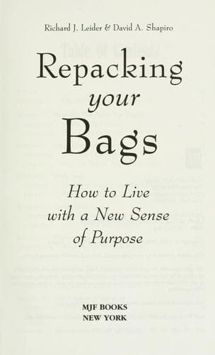 Tapa de Repacking your bags