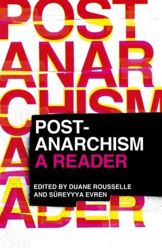 Tapa de Post-Anarchism