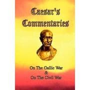 Tapa de C. Julius Caesar's Commentaries of his wars in Gaul and civil war with Pompey