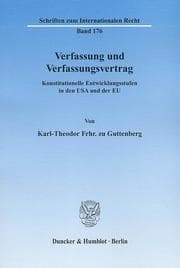 Tapa de Verfassung und Verfassungsvertrag