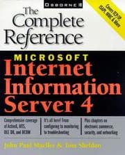 Tapa de Microsoft Internet information server 4