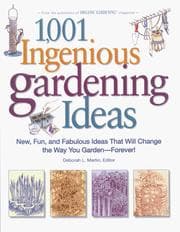Tapa de 1,001 Ingenious Gardening Ideas