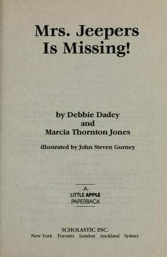 Tapa de Mrs. Jeepers is missing