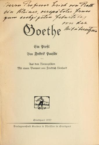 Tapa de Goethe