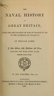 Tapa de The naval history of Great Britain, from the declaration of war by France in 1793, to the accession of George IV