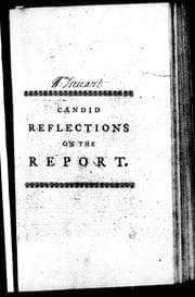 Tapa de Candid reflections on the report (as published by authority) of the general-officers, appointed by His Majesty's warrant of the first of November last, to enquire into the causes of the failure of the late expedition to the coasts of France