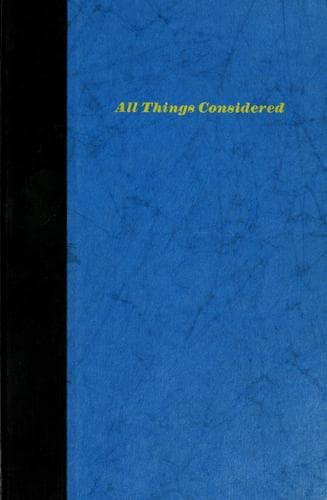 Tapa de All things considered