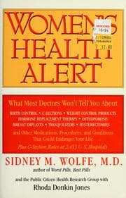 Tapa de Women's health alert