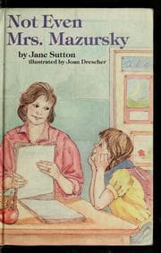 Tapa de Not even Mrs. Mazursky