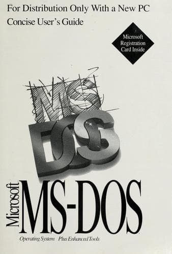 Tapa de MS-DOS