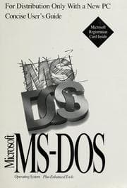 Tapa de MS-DOS