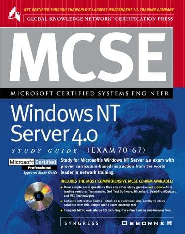 Tapa de MCSE NT Server 4.0 study guide