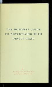 Tapa de The Small business guide to advertising with direct mail
