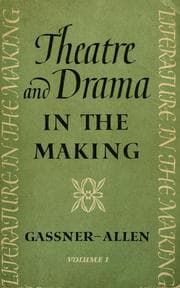 Tapa de Theatre and drama in the making