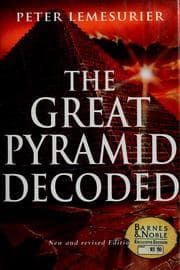 Tapa de The great pyramid decoded