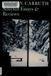 Tapa de Selected essays and reviews