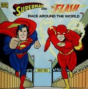Tapa de Superman and the Flash race around the world