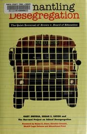 Tapa de Dismantling desegregation