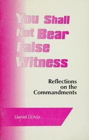 Tapa de You Shall Not Bear False Witness