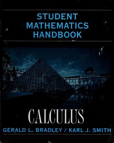 Tapa de Student Mathematics Handbook and Integral Table for Calculus