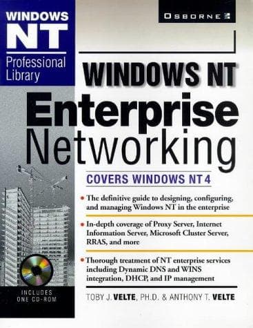 Tapa de Windows NT enterprise networking