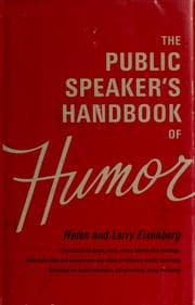 Tapa de The public speaker's handbook of humor