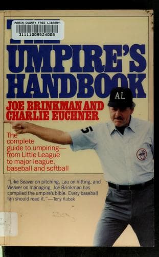 Tapa de The umpire's handbook