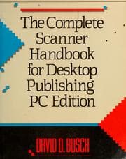 Tapa de The complete scanner handbook for desktop publishing
