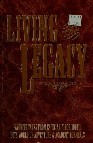 Tapa de Living the legacy.