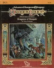 Tapa de Dragons of Despair (Dragonlance module DL1)