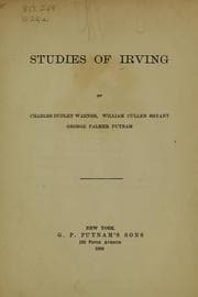 Tapa de Studies of Irving