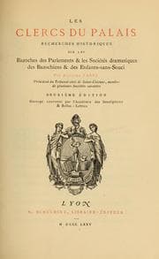 Tapa de Les clercs du palais