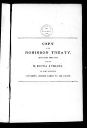 Tapa de Copy of the Robinson Treaty