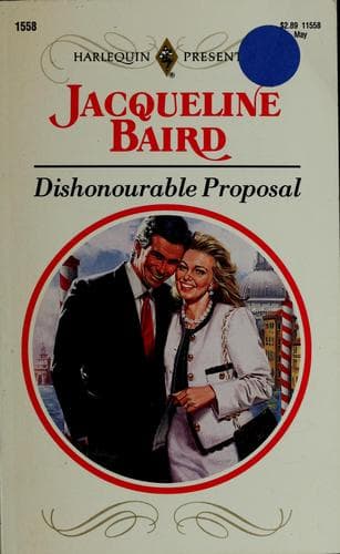 Tapa de Dishonourable proposal