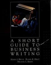 Tapa de A short guide to business writing