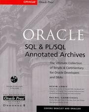 Tapa de Oracle SQL & PL/SQL annotated archives