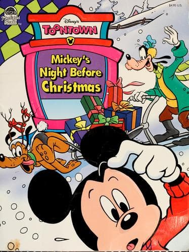 Tapa de Mickey's night before Christmas.