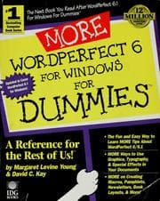 Tapa de More WordPerfect 6 for Windows for dummies