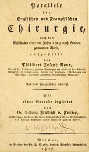 Tapa de Parallele der englischen und französischen Chirurgie
