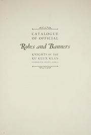 Tapa de Catalogue of offical robes and banners
