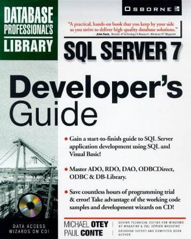 Tapa de SQL server 7 developer's guide