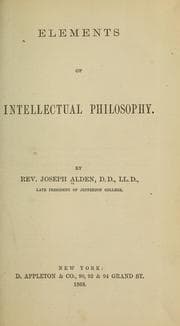 Tapa de Elements of intellectual philosophy