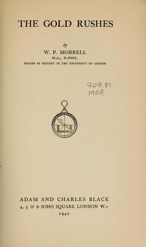 Tapa de The gold rushes